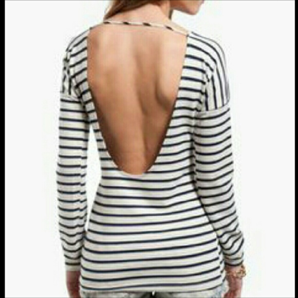 Tobi Tops - Striped Sweater Top